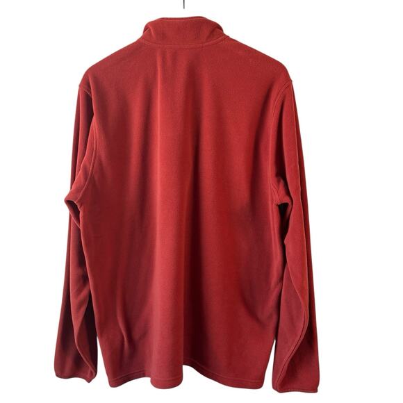 Outdoor Research Mens Fleece XL Orange 1/4 Zip Polartec Pullover Performance - Picture 7 of 9